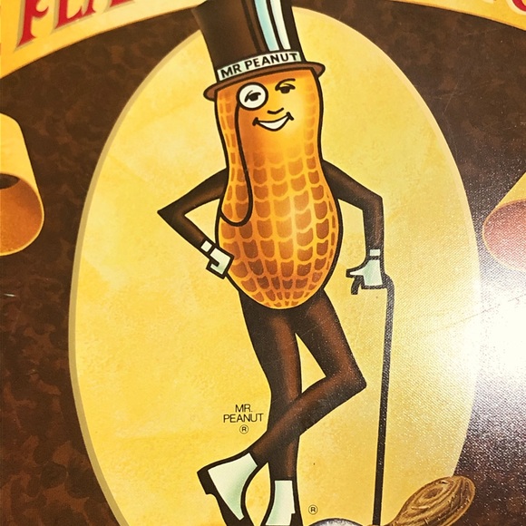 Vintage PLANTERS PEANUT Company Advertising Tray Platter-Retired Character - Picture 4 of 4